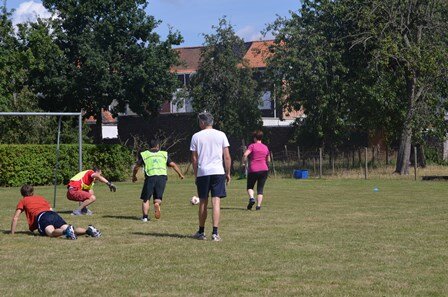 beeld voetbal sportdag