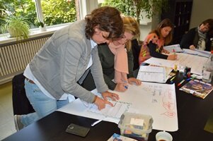 2 sfeerbeeld uit open training Unplugged 1ste graad Bruggeweb